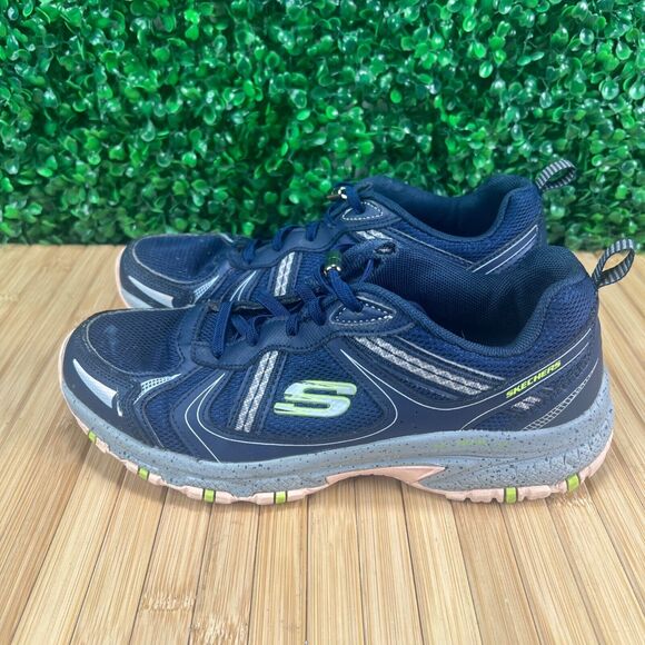Skechers Women's Hillcrest Vast Adventure Navy/Grey Trail Sneakers Size 7 - Picture 1 of 11